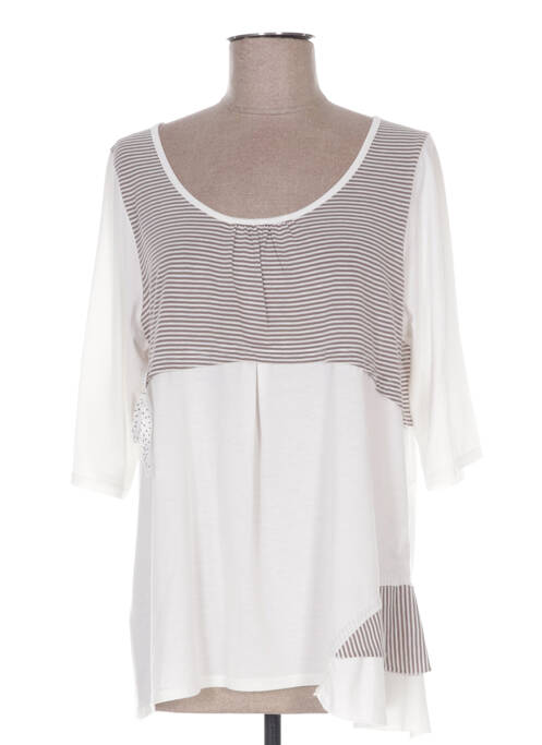 Tunique manches longues beige MELLEM pour femme