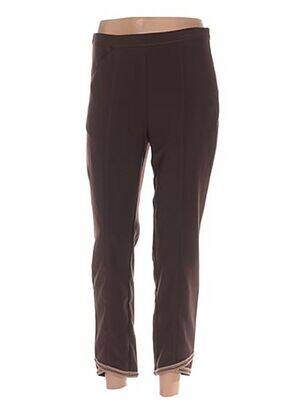 Pantalon 7/8 taille basse marron ALL BEAUTIFUL femme