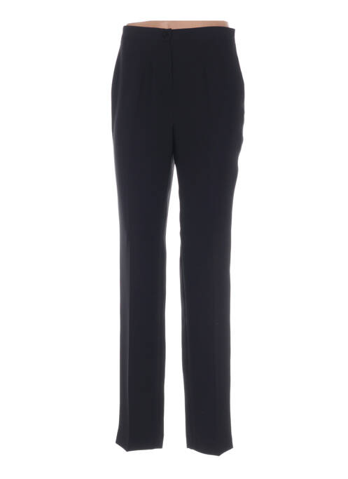 Pantalon droit noir MARGA NOVAS pour femme