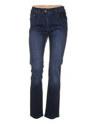 Jeans coupe droite bleu FRED SABATIER pour femme seconde vue