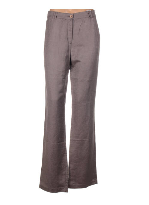 Pantalon droit gris PAUL BRIAL pour femme