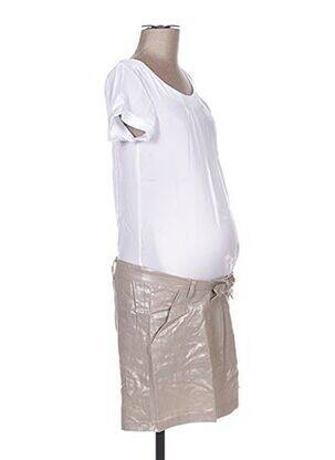 Robe maternité empiècements beige COLLINE femme