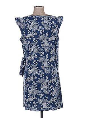 Robe courte manches courtes manches courtes bleu COLLINE femme