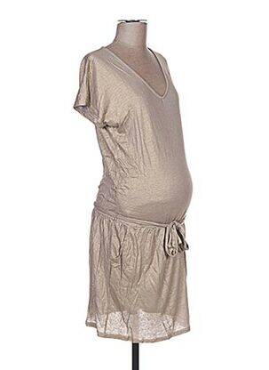 Robe maternité doublure beige COLLINE femme