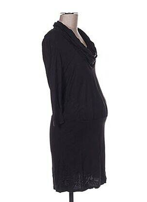 Robe maternité stretch noir COLLINE femme