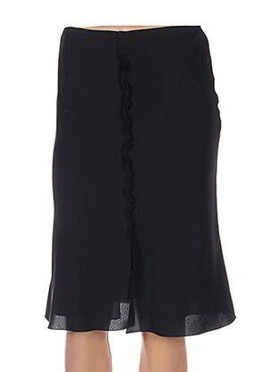 Jupe mi-longue doublure noir PHILIPPE ADEC femme