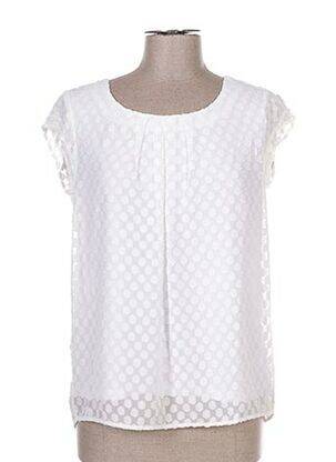 Tunique manches courtes blanc LOLA ESPELETA pour femme