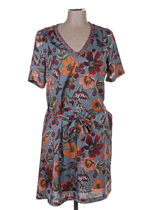 Robe mi-longue gris VOODOO pour femme