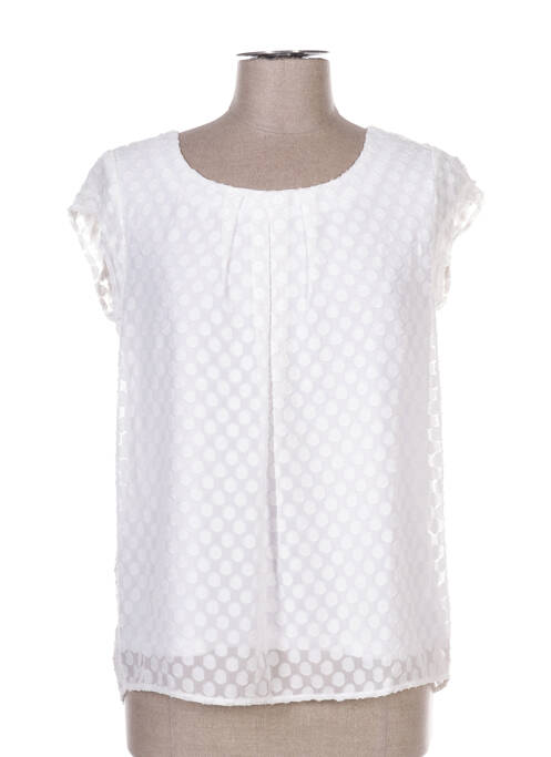 Tunique manches courtes blanc LOLA ESPELETA pour femme