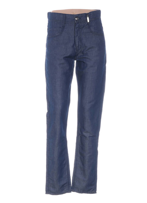 Pantalon slim bleu MENSI COLLEZIONE pour femme