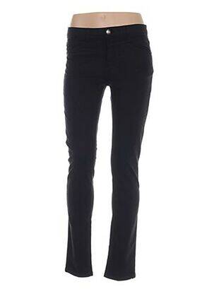 Pantalon slim taille basse taille basse noir MENSI COLLEZIONE femme