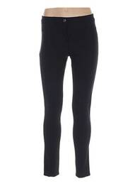 Pantalon slim skinny taille normale noir MENSI COLLEZIONE femme