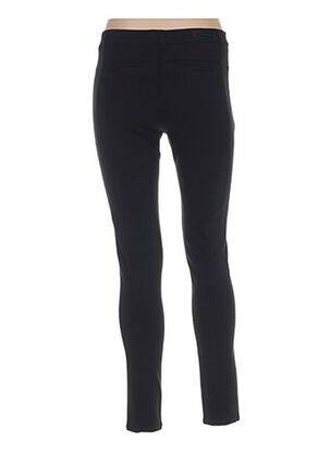 Pantalon slim skinny taille normale noir MENSI COLLEZIONE femme