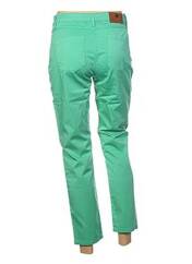 Pantalon 7/8 vert MENSI COLLEZIONE pour femme seconde vue