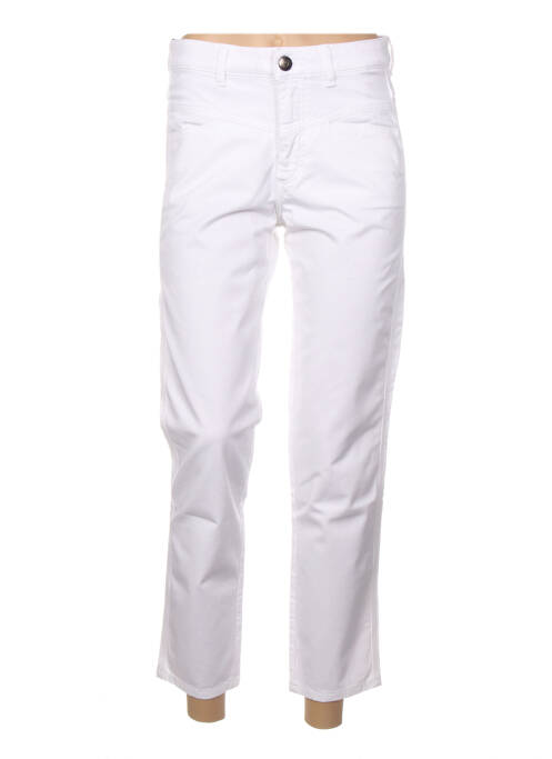 Pantalon 7/8 blanc MENSI COLLEZIONE femme