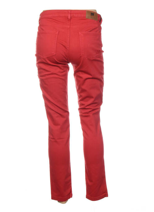 Pantalon slim rouge MENSI COLLEZIONE pour femme