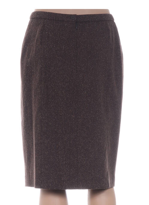 Jupe mi-longue marron PAUPORTÉ pour femme
