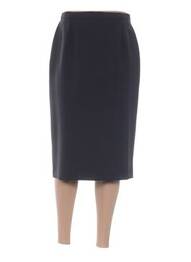 Jupe mi-longue taille à pinces gris PAUPORTÉ femme
