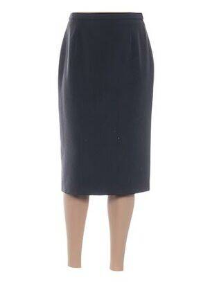 Jupe mi-longue taille à pinces gris PAUPORTÉ femme