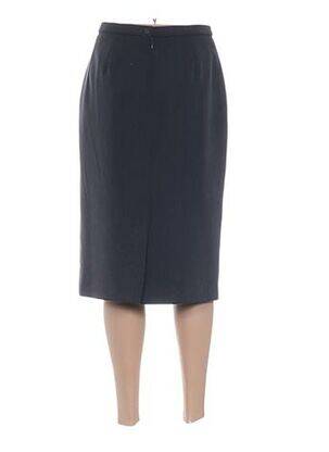Jupe mi-longue taille à pinces gris PAUPORTÉ femme