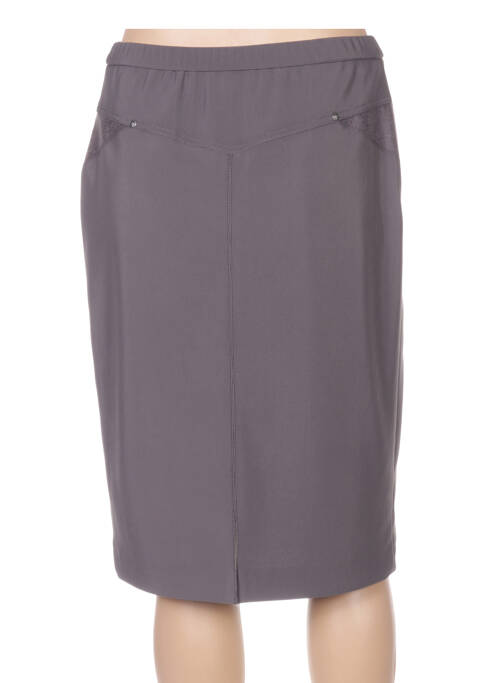 Jupe mi-longue gris PAUPORTÉ femme