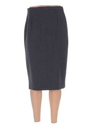 Jupe mi-longue coupe droite gris WEINBERG femme