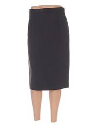 Jupe mi-longue coupe droite marron WEINBERG femme