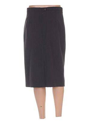 Jupe mi-longue stretch marron WEINBERG femme