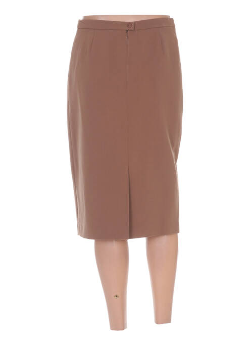 Jupe mi-longue marron WEINBERG pour femme