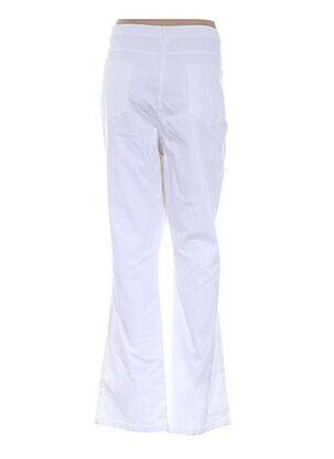 Pantalon droit stretch taille haute blanc PAUPORTÉ femme