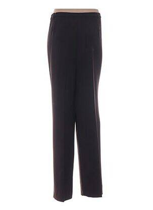 Pantalon coupe droite taille haute marron WEINBERG femme
