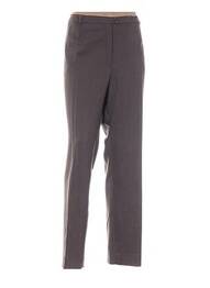 Pantalon poches taille haute marron WEINBERG femme