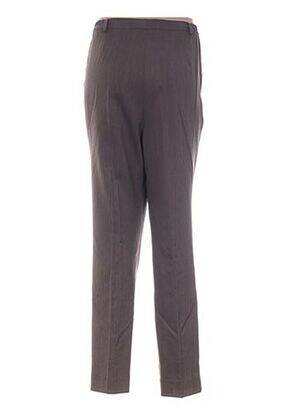 Pantalon coupe droite taille haute marron WEINBERG femme