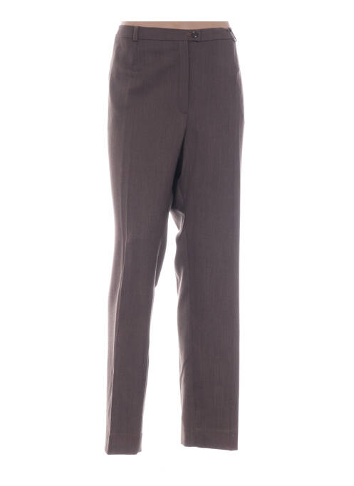 Pantalon poches taille haute marron WEINBERG femme