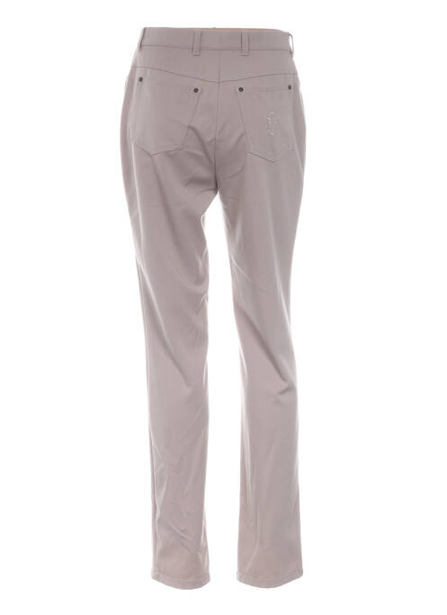 Pantalon droit gris WEINBERG pour femme