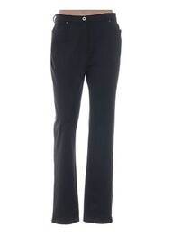 Pantalon droit taille à pinces taille haute gris WEINBERG femme