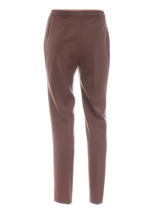 Pantalon droit marron WEINBERG pour femme