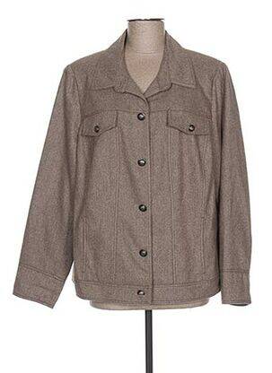 Veste chic fausses poches beige PAUPORTÉ femme