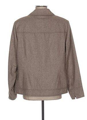 Veste chic fausses poches beige PAUPORTÉ femme