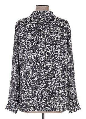 Chemisier coupe cintrée manches longues noir WEINBERG femme