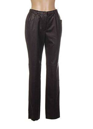 Pantalon coupe droite taille normale marron PAUPORTÉ femme