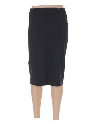 Jupe mi-longue stretch noir WEINBERG femme