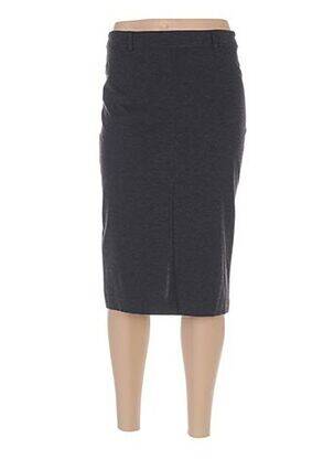 Jupe longue coupe droite gris WEINBERG femme