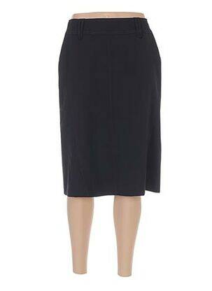 Jupe mi-longue coupe droite noir WEINBERG femme
