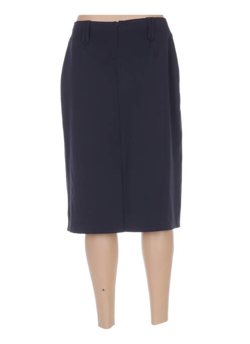 Jupe mi-longue bleu WEINBERG pour femme
