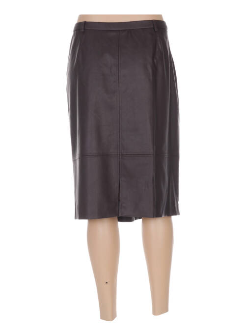 Jupe mi-longue marron PAUPORTÉ femme