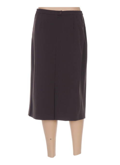 Jupe mi-longue marron WEINBERG pour femme