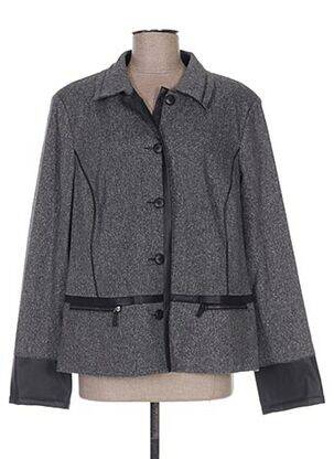 Veste casual epaulette gris PAUPORTÉ femme