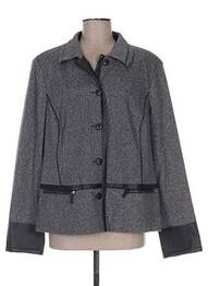 Veste casual epaulette gris PAUPORTÉ femme