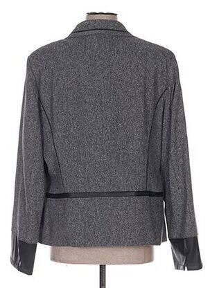 Veste casual epaulette gris PAUPORTÉ femme